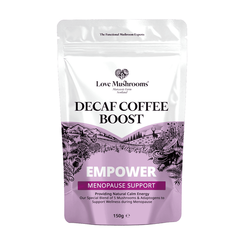 Love Mushrooms Decaf Coffee Boost Empower Menopause Support 150g