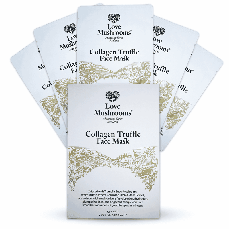Love Mushrooms Collagen Truffle Face Mask 5 Pack