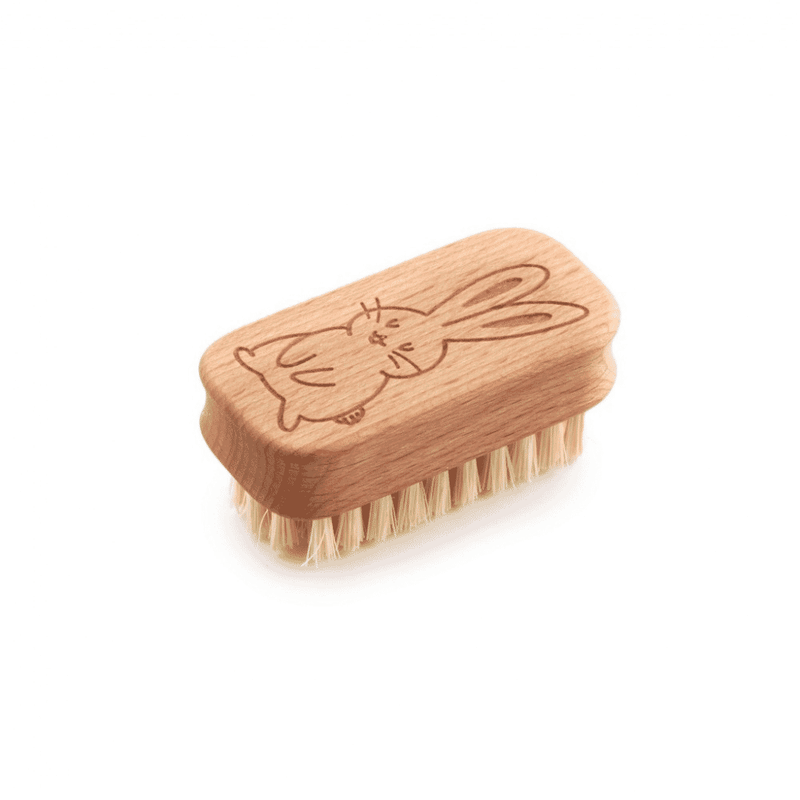 ecoLiving Kids Natural Vegan Nail Brush Rabbit
