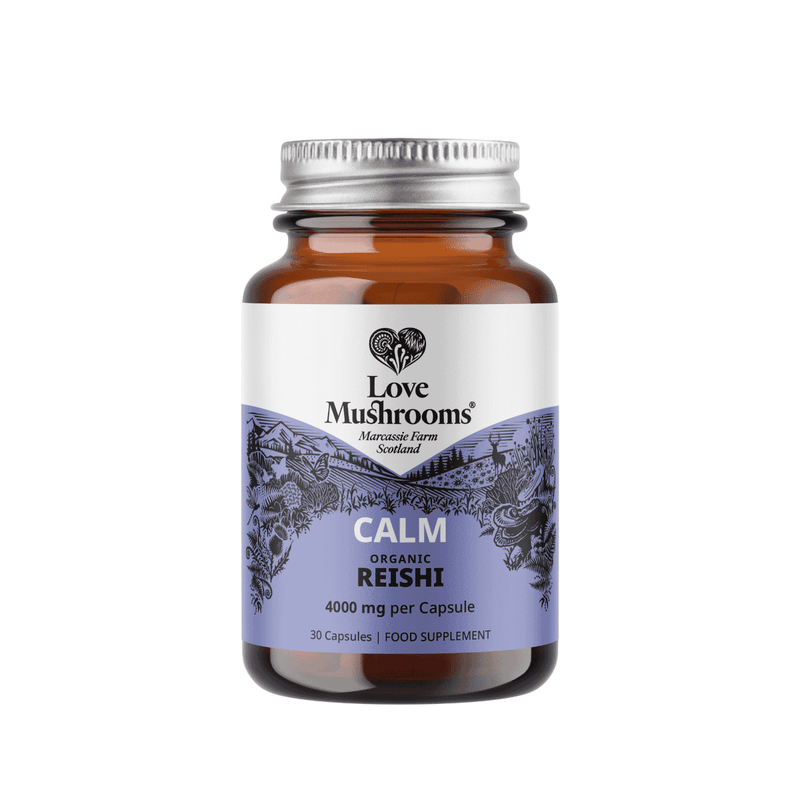 Love Mushrooms Calm Organic Reishi 4,000mg 30s