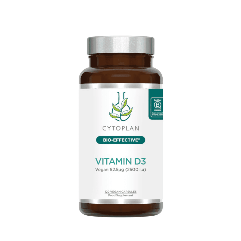 Cytoplan Vitamin D3 2500i.u. (Vegan) 120s