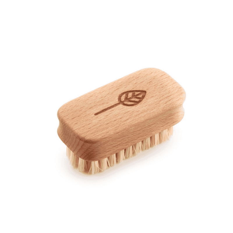 ecoLiving Kids Natural Vegan Nail Brush Leaf