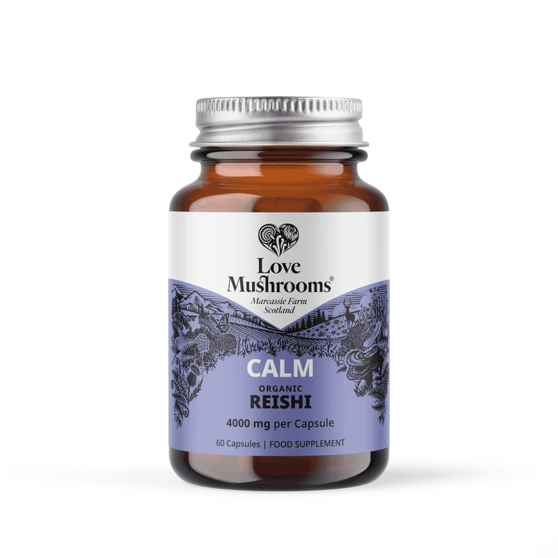 Love Mushrooms Calm Organic Reishi 4,000mg 60s