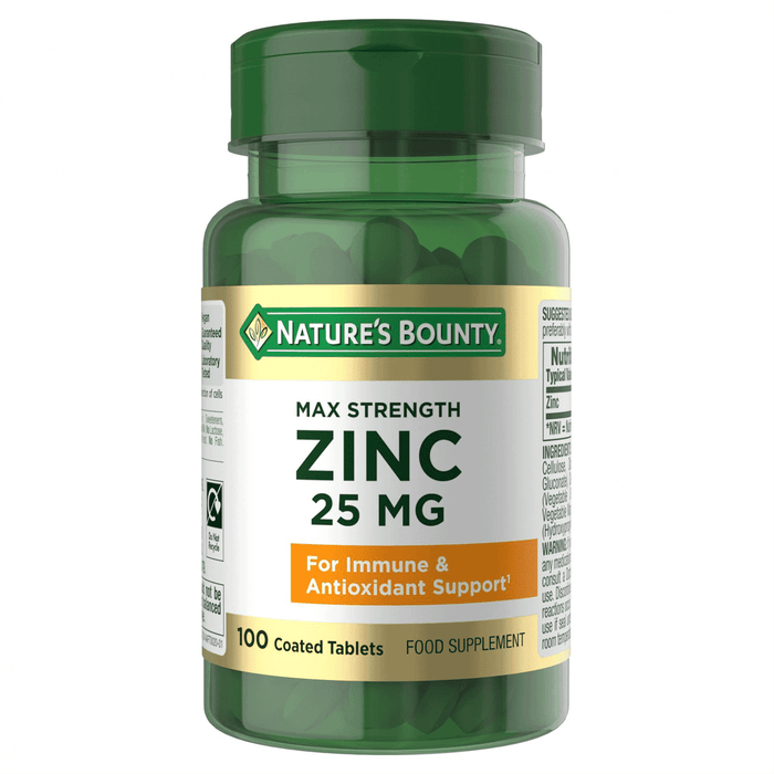 Nature's Bounty Max Strength Zinc 25mg 100s