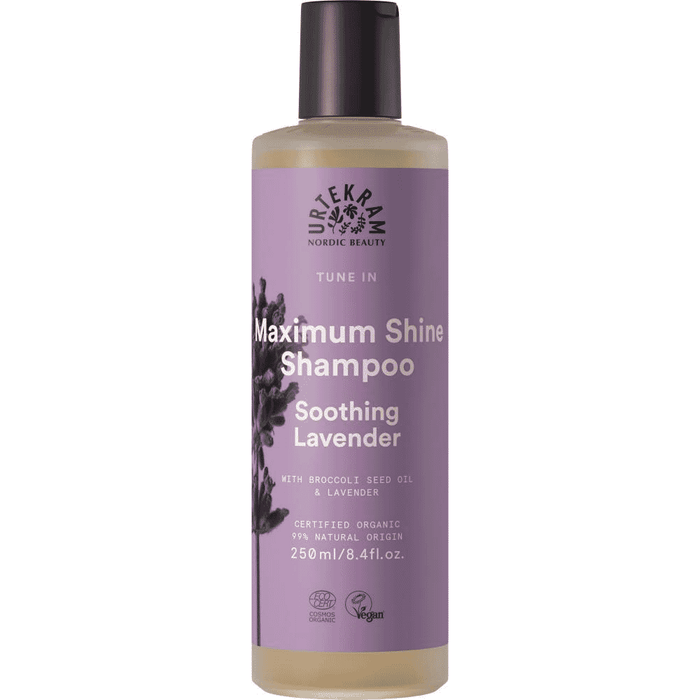 Urtekram Maximum Shine Shampoo Soothing Lavender 250ml