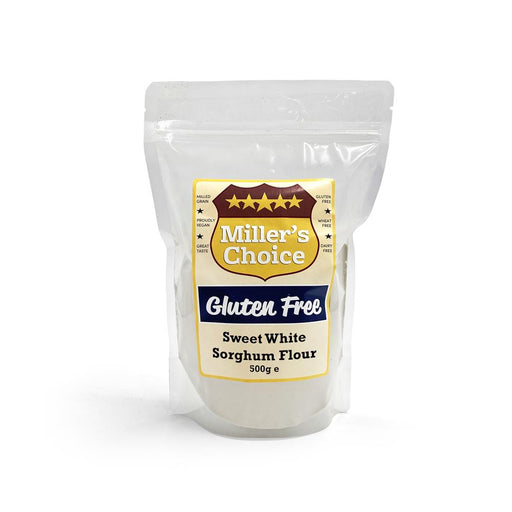 Miller's Choice Gluten Free Sweet White Sorghum Flour 500g - Dennis the Chemist