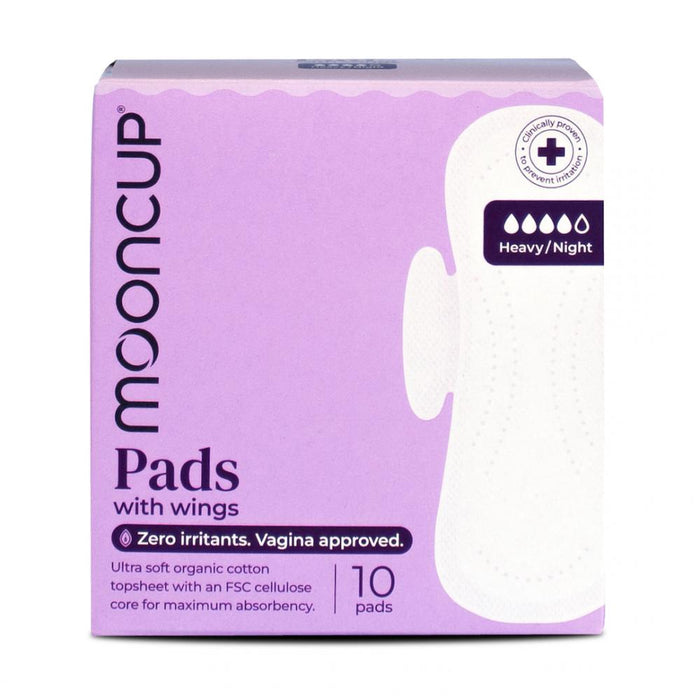 Mooncup Pads with Wings Heavy / Night 10s - Dennis the Chemist