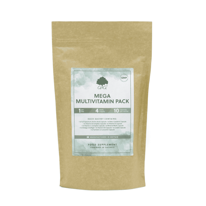 G&G Vitamins Mega Multivitamin Pack 28 Day Supply