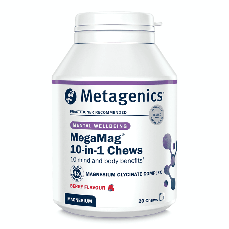 Metagenics MegaMag® 10-in-1 Chews 20s