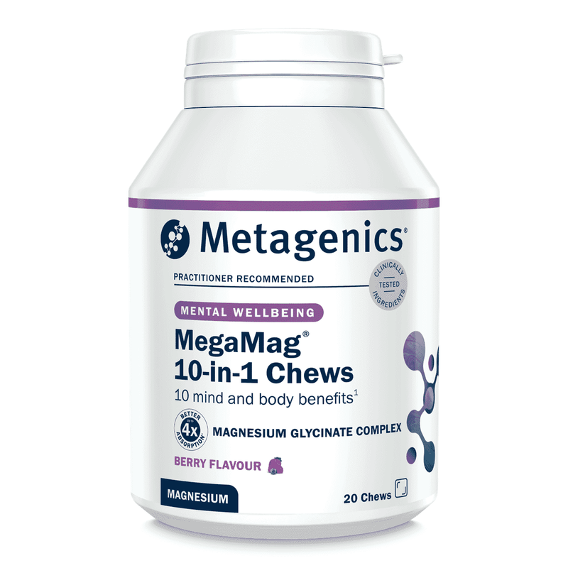 Metagenics MegaMag® 10-in-1 Chews 20s