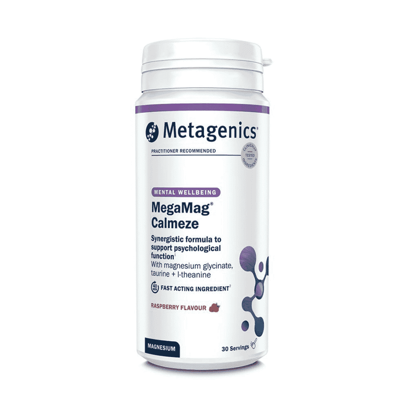 Metagenics MegaMag Calmeze Raspberry Flavour 30 Servings