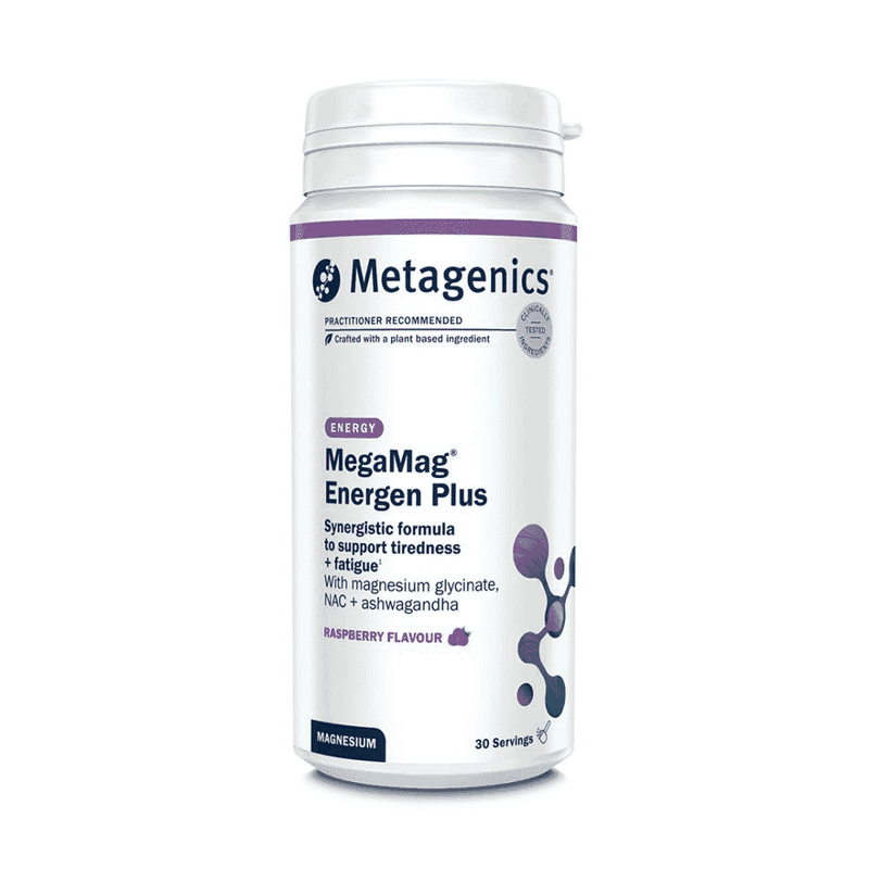 Metagenics MegaMag Energen Plus Raspberry Flavour 30 Servings