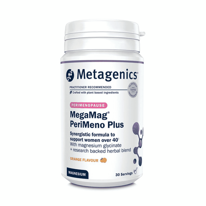 Metagenics MegaMag PeriMeno Plus Orange Flavour 30 Servings