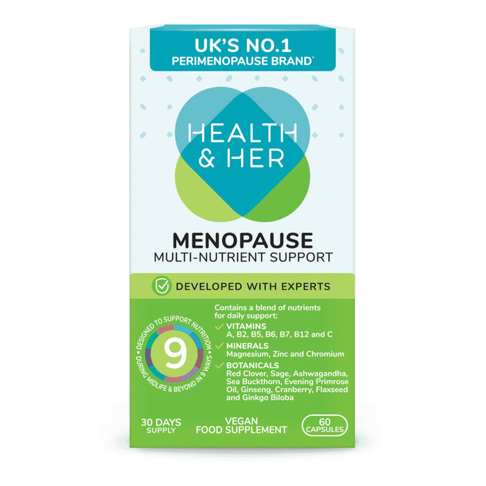 Health & Her Menopause Multi-Nutrient Support 60s