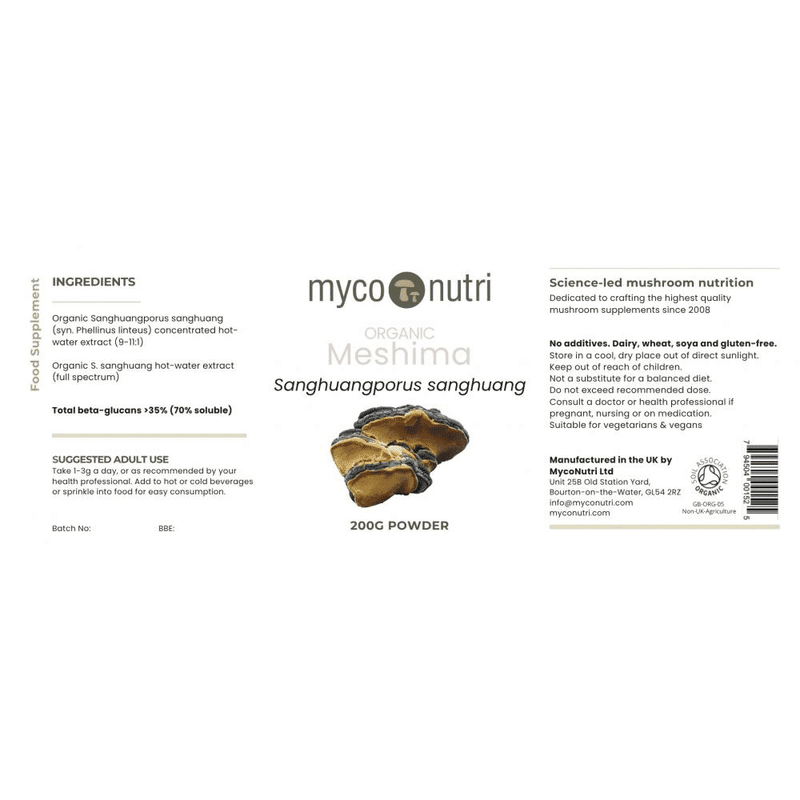 MycoNutri Meshima (Organic) Powder 200g - Dennis the Chemist