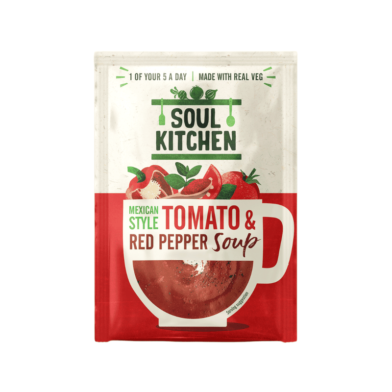 Purition Mexican Style Tomato & Red Pepper Soup 25g SINGLE