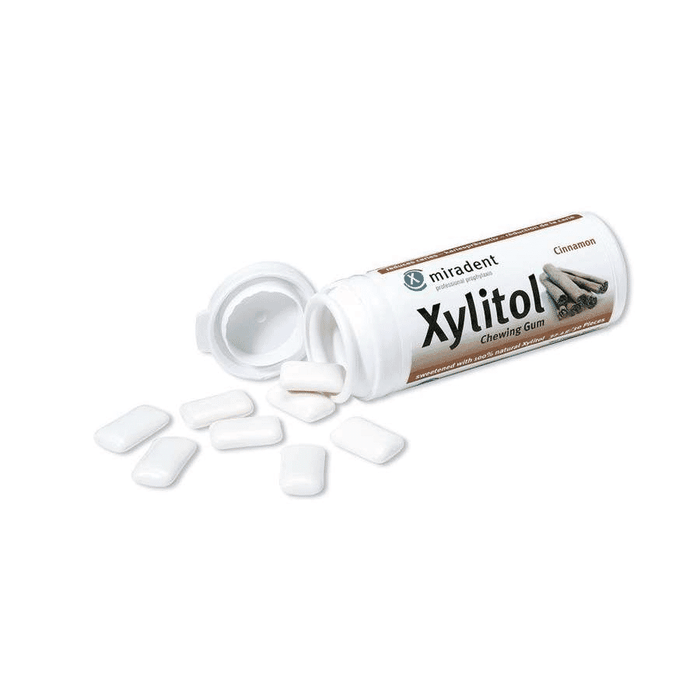 Good Health Naturally Miradent Xylitol Gum Cinnamon 30's x 12 CASE - Dennis the Chemist