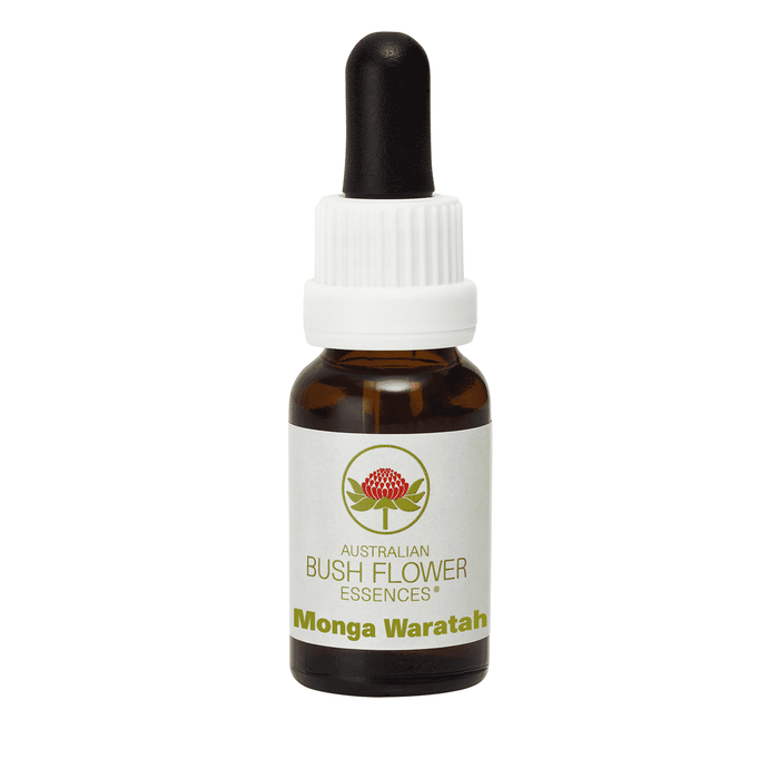Australian Bush Flower Essences Monga Waratah (Stock Bottle) 15ml
