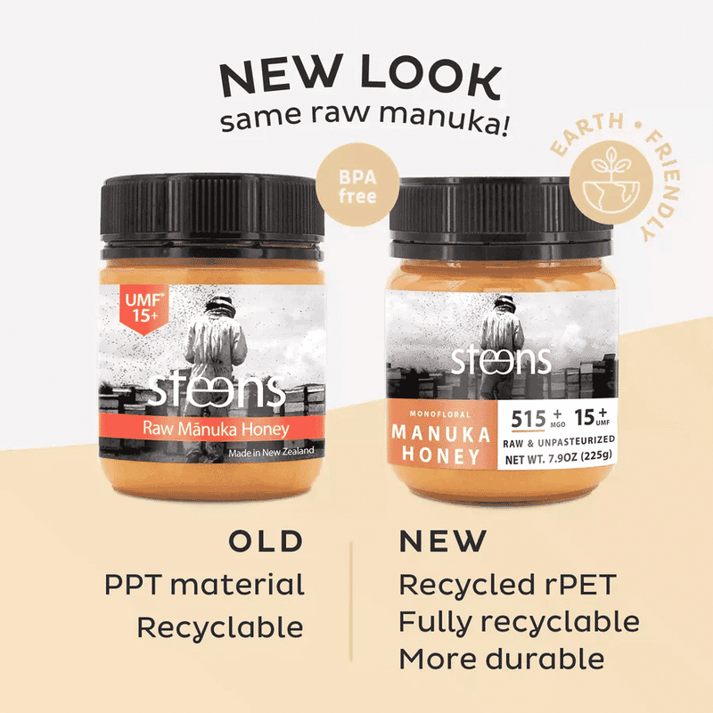 Steens Monofloral Manuka Honey 515+ MGO 15+ UMF 225g