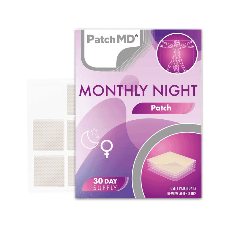 PatchMD Monthly Relief Night Topical Patch 30s