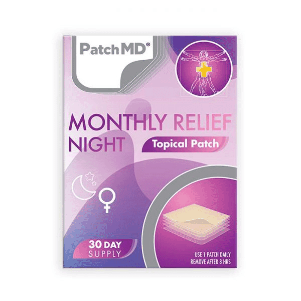 PatchMD Monthly Relief Night Topical Patch 30s