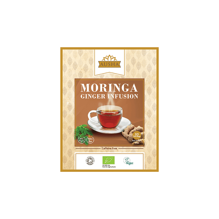 Ausha Moringa Ginger Infusion 20 Tea Bags