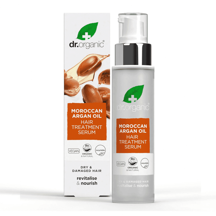 Dr Organic Moroccan Argan Oil Hair Treatment Serum 100ml - Dennis the Chemist