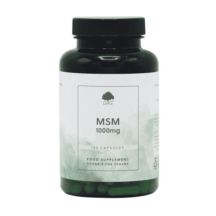 G&G Vitamins MSM 1000mg 120s