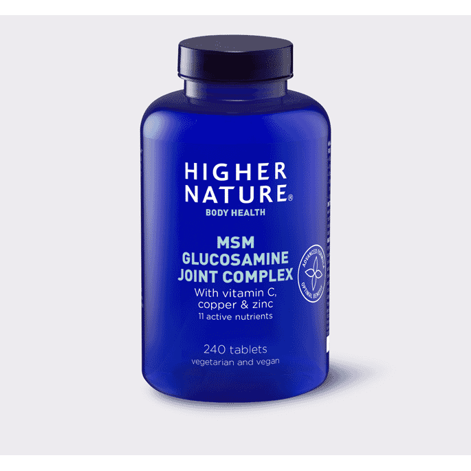 Higher Nature MSM Glucosamine Joint Complex 240s