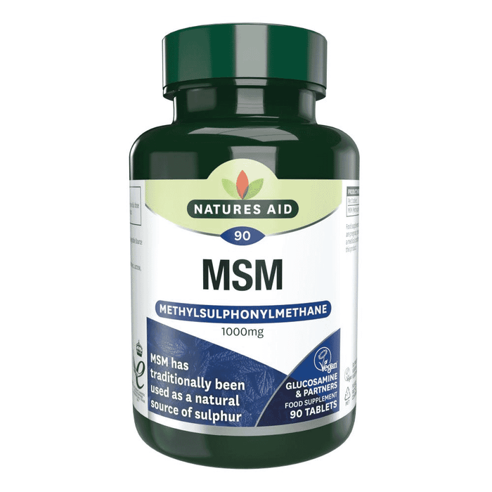 Natures Aid MSM (Methylsulphonylmethane) 1000mg 90s
