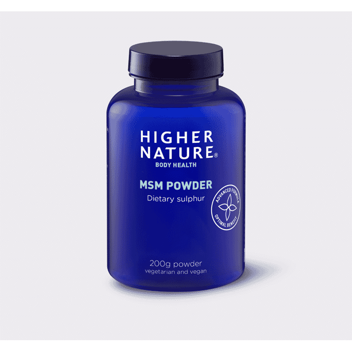Higher Nature MSM Powder 200g - Dennis the Chemist