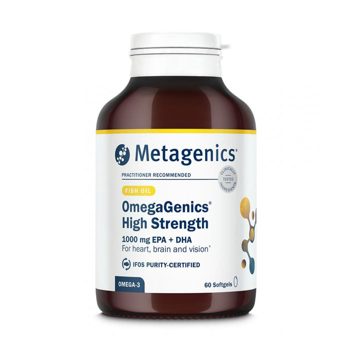 Metagenics OmegaGenics High Strength Omega-3 Fish Oil 60's