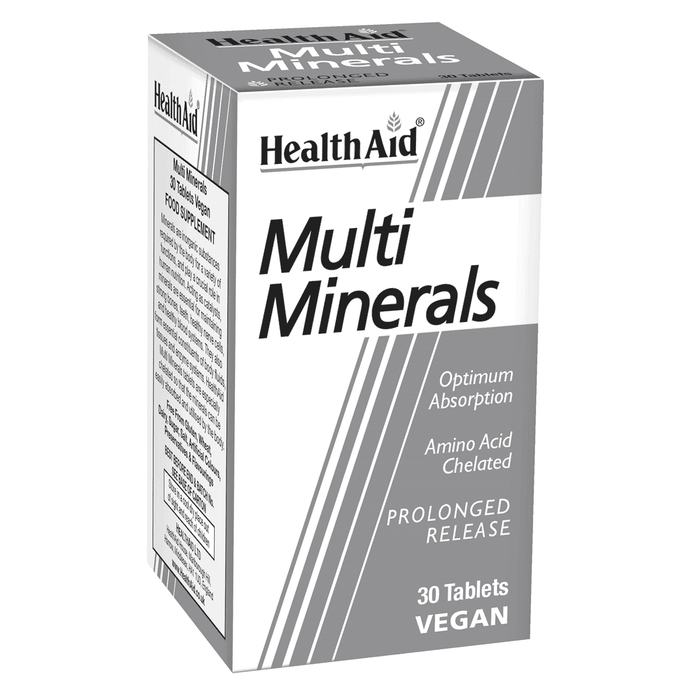 Health Aid Multi Minerals Prolonged Release 30s
