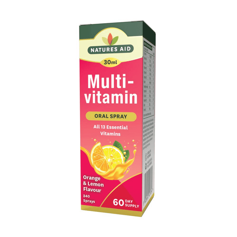 Natures Aid Multi-Vitamin Oral Spray Orange & Lemon Flavour 30ml