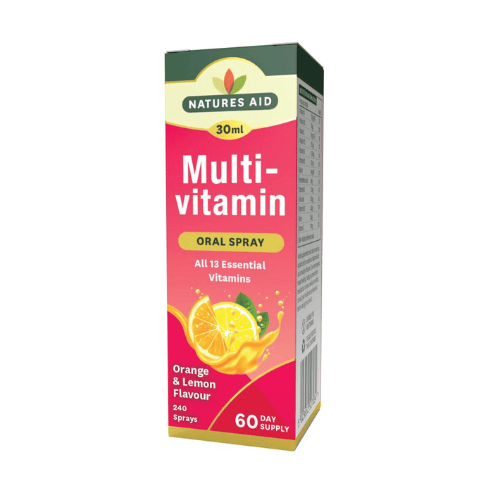 Natures Aid Multi-Vitamin Oral Spray Orange & Lemon Flavour 30ml