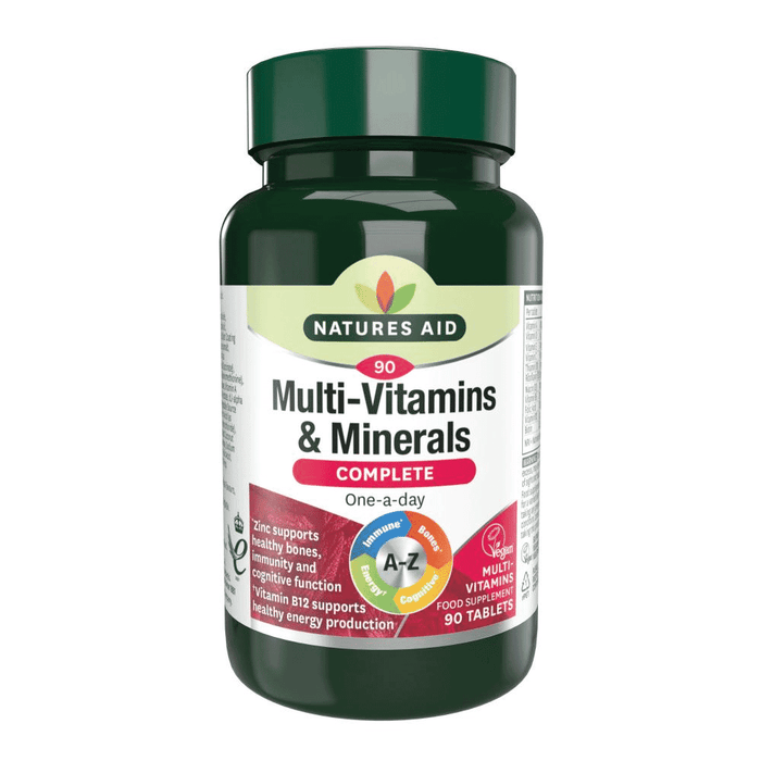 Natures Aid Multi-Vitamins & Minerals (Complete) Tablets 90s