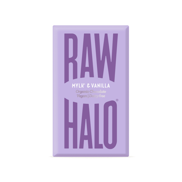 Raw Halo Mylk & Vanilla Organic Chocolate Vegan 22g