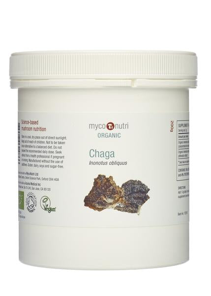 MycoNutri Chaga Powder (Organic) 200g - Dennis the Chemist