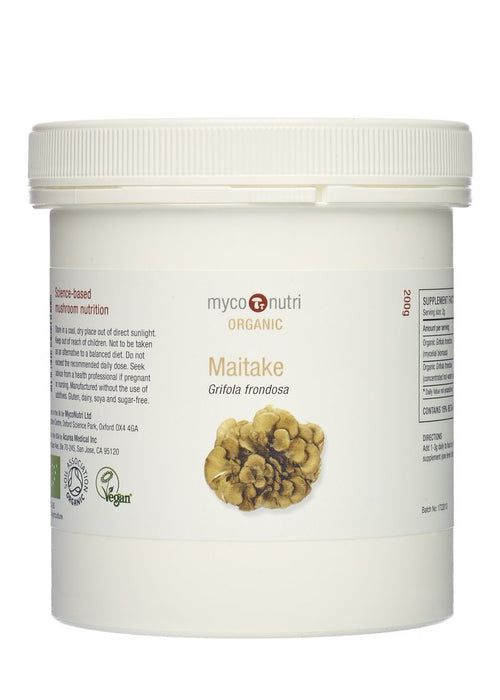 MycoNutri Maitake Powder (Organic) 200g - Dennis the Chemist
