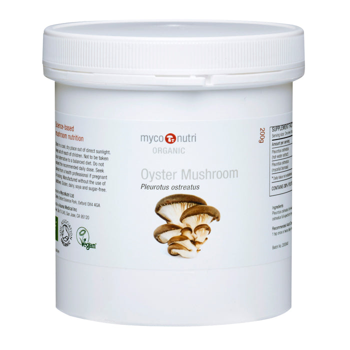 MycoNutri Oyster Mushroom Powder (Organic) 200g - Dennis the Chemist