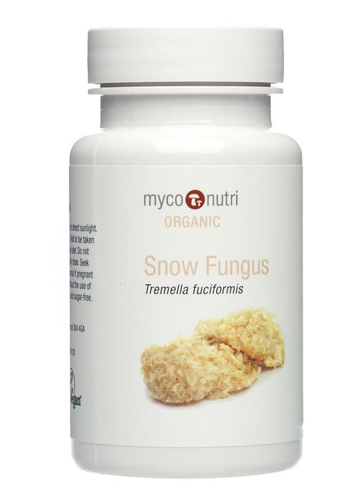 MycoNutri Snow Fungus Capsules (Organic) 60's - Dennis the Chemist