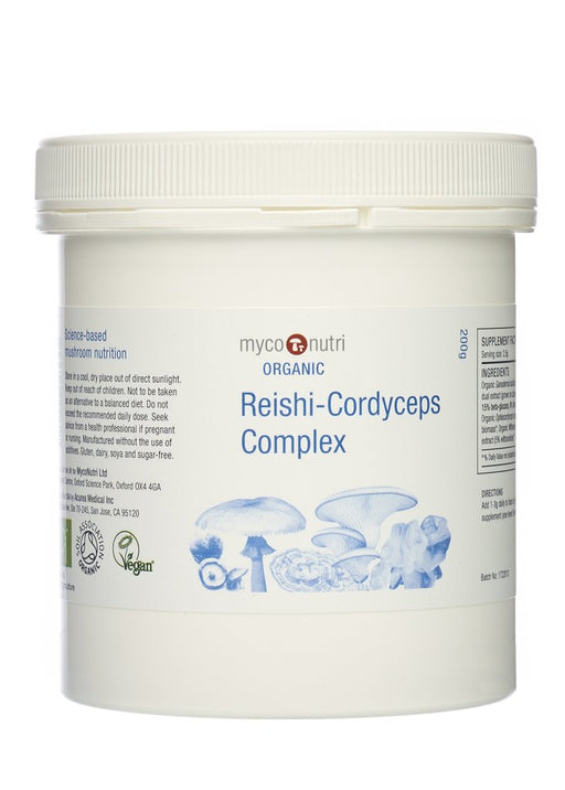MycoNutri Reishi-Cordyceps Complex 200g Powder (Organic) - Dennis the Chemist