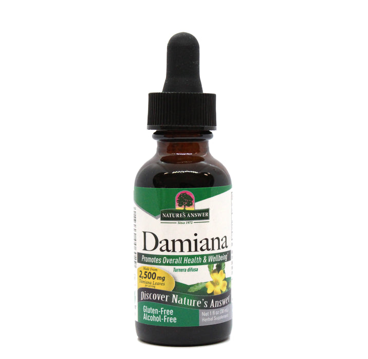 Nature's Answer Damiana (Alcohol Free) 30ml - Dennis the Chemist