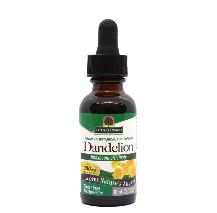 Nature's Answer Dandelion (Alcohol Free) 30ml - Dennis the Chemist