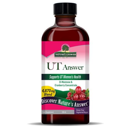 Nature's Answer UT Answer D-Mannose & Cranberry Concentrate 120ml - Dennis the Chemist