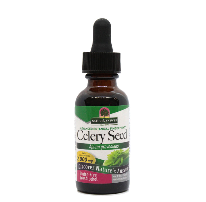Nature's Answer Celery Seed (Organic Alcohol) 30ml - Dennis the Chemist