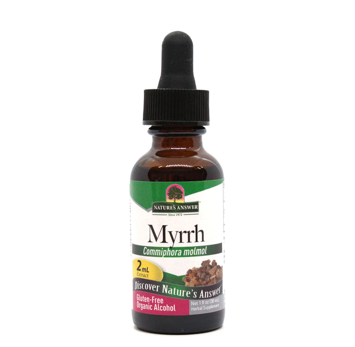 Nature's Answer Myrrh Gum (Organic Alcohol) 30ml - Dennis the Chemist