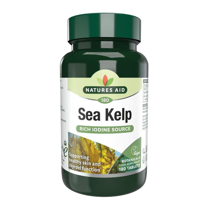 Natures Aid Sea Kelp (Rich Iodine Source) 180's - Dennis the Chemist