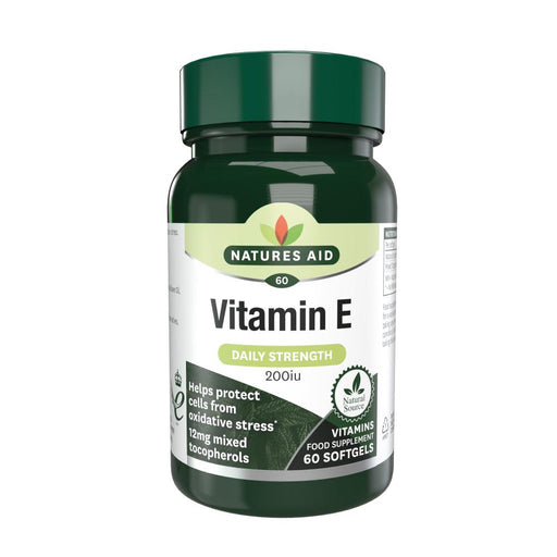 Natures Aid Vitamin E (Daily Strength) 200iu 60's - Dennis the Chemist