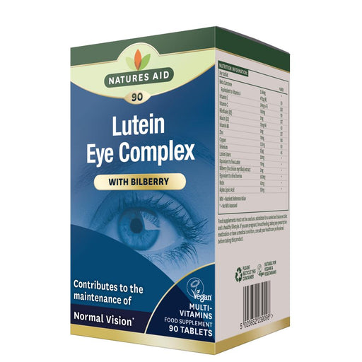 Natures Aid Lutein Eye Complex (With Bilberry) 90's - Dennis the Chemist